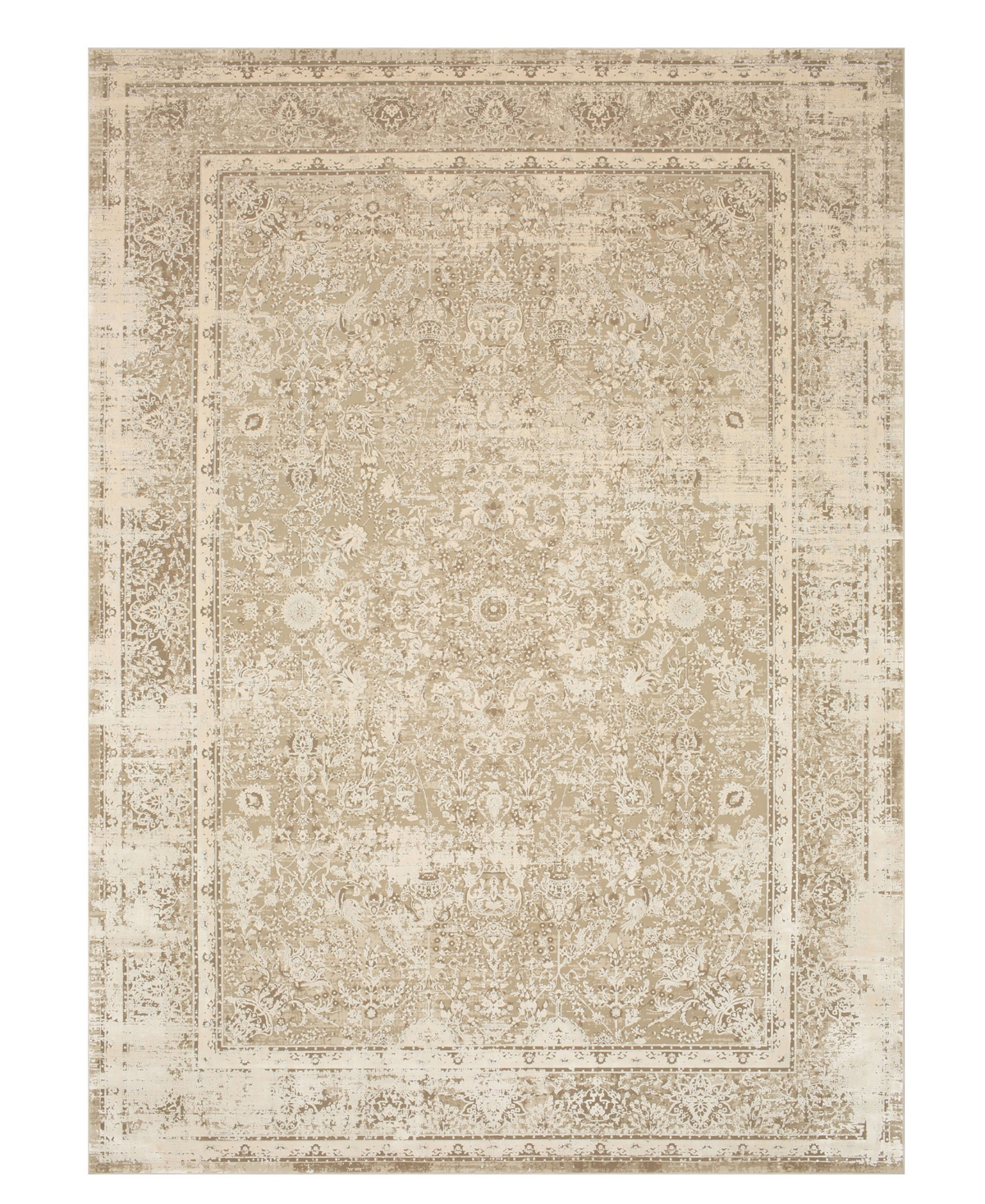 Karastan Tryst Vinci 9' x 12' Area Rug - Cream