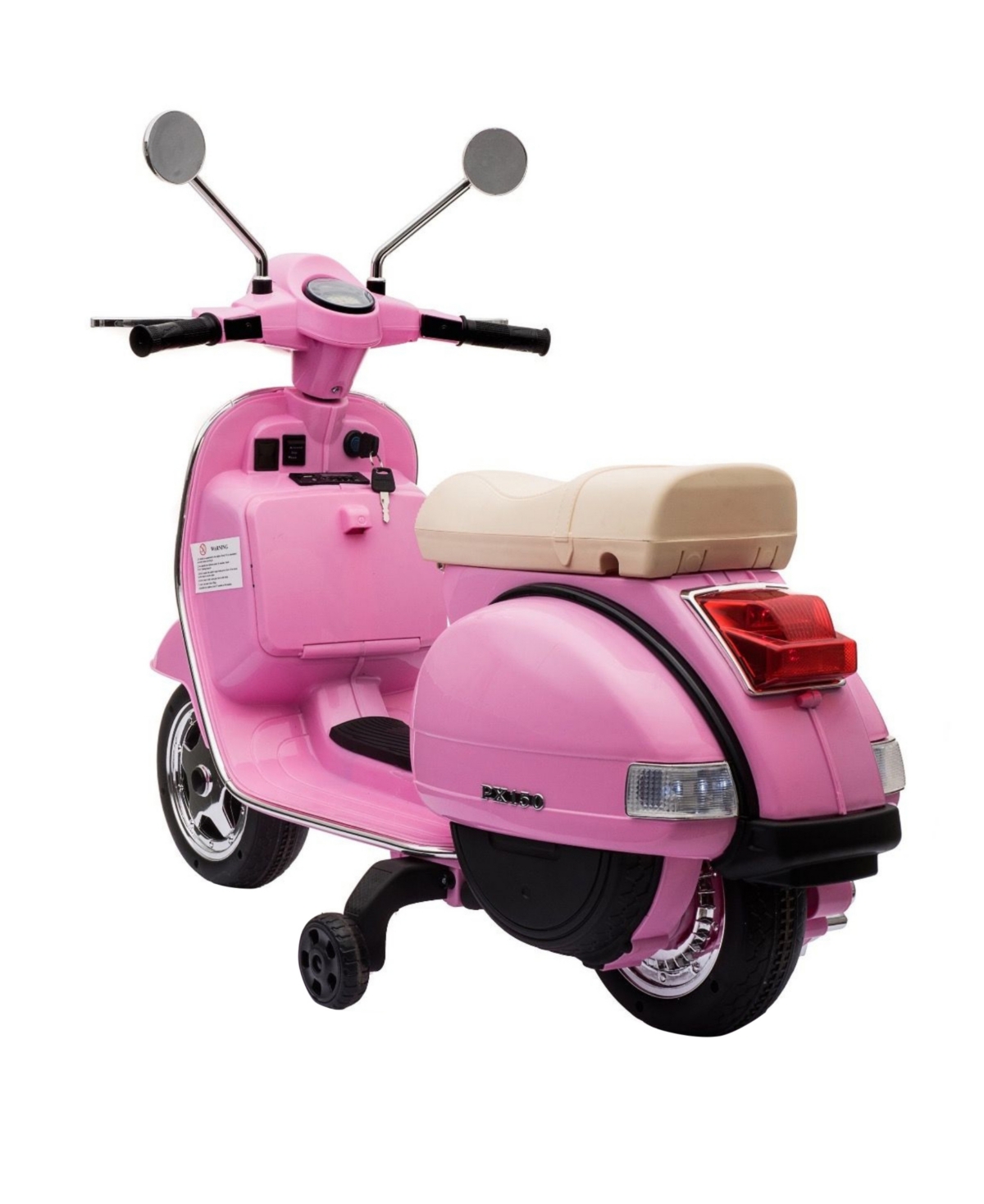 Shop Best Ride On Cars Vespa Scooter 12v Powered Ride-on In Pink