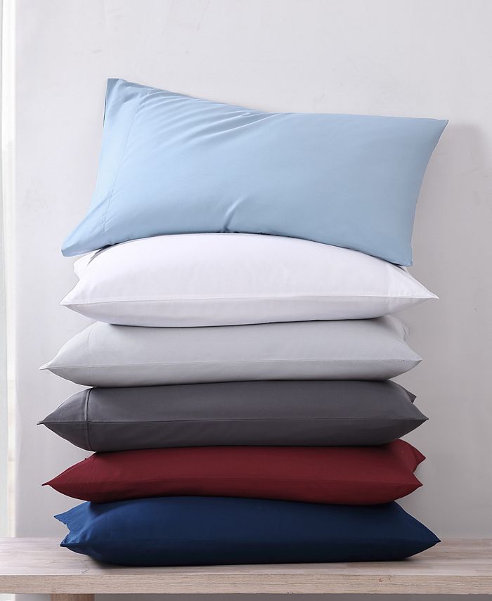 Nautica Solid Cotton Percale 3 Piece Sheet Set, Twin/Twin XL Macy's