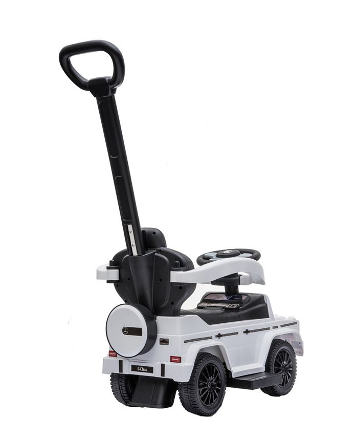 Best Ride On Cars Mercedes G-Wagon Push Car, Large, White, Plastic