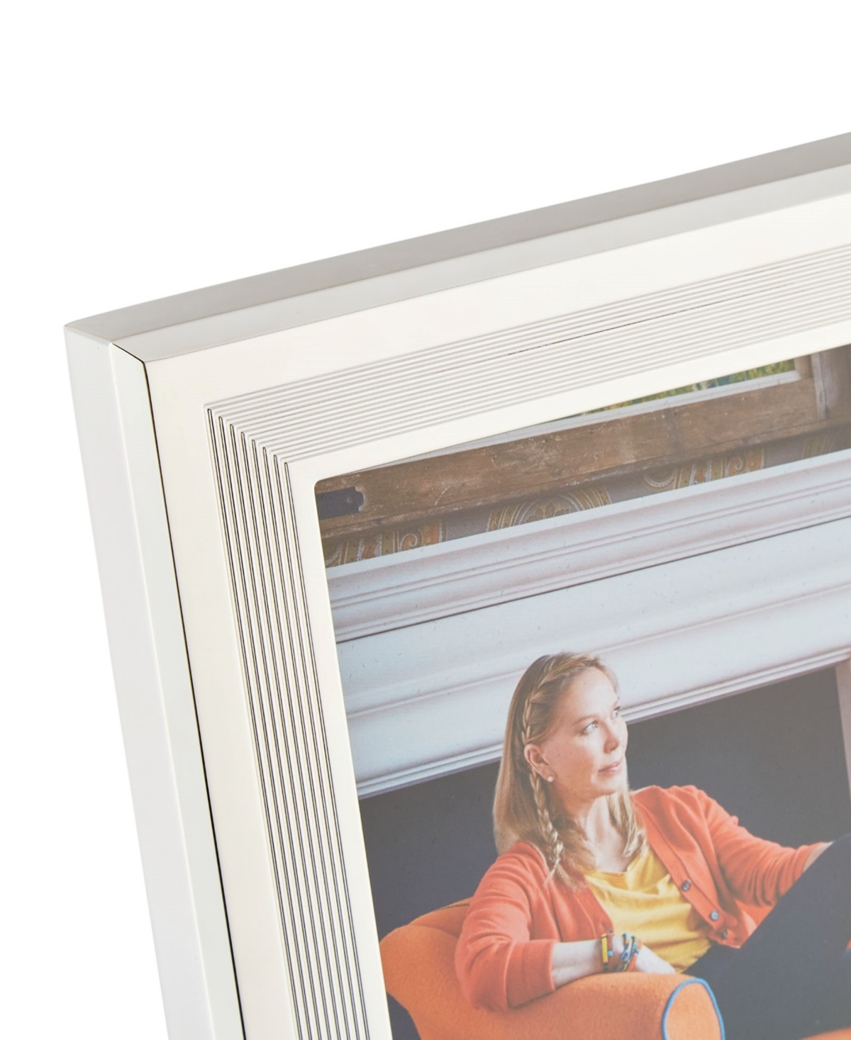 Kit Kemp for Spode Ribbed Photo Frame, 4" x 6"