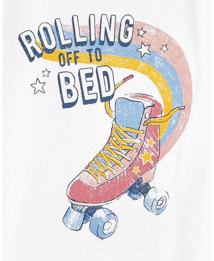 Carter's Little Girls Roller Skate 100 Snug Fit Cotton Pajamas, 4 Piece Set Macy's