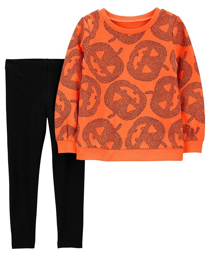 Carter's Toddler Girls Halloween Top and Leggings, 2 Piece Set Macy's