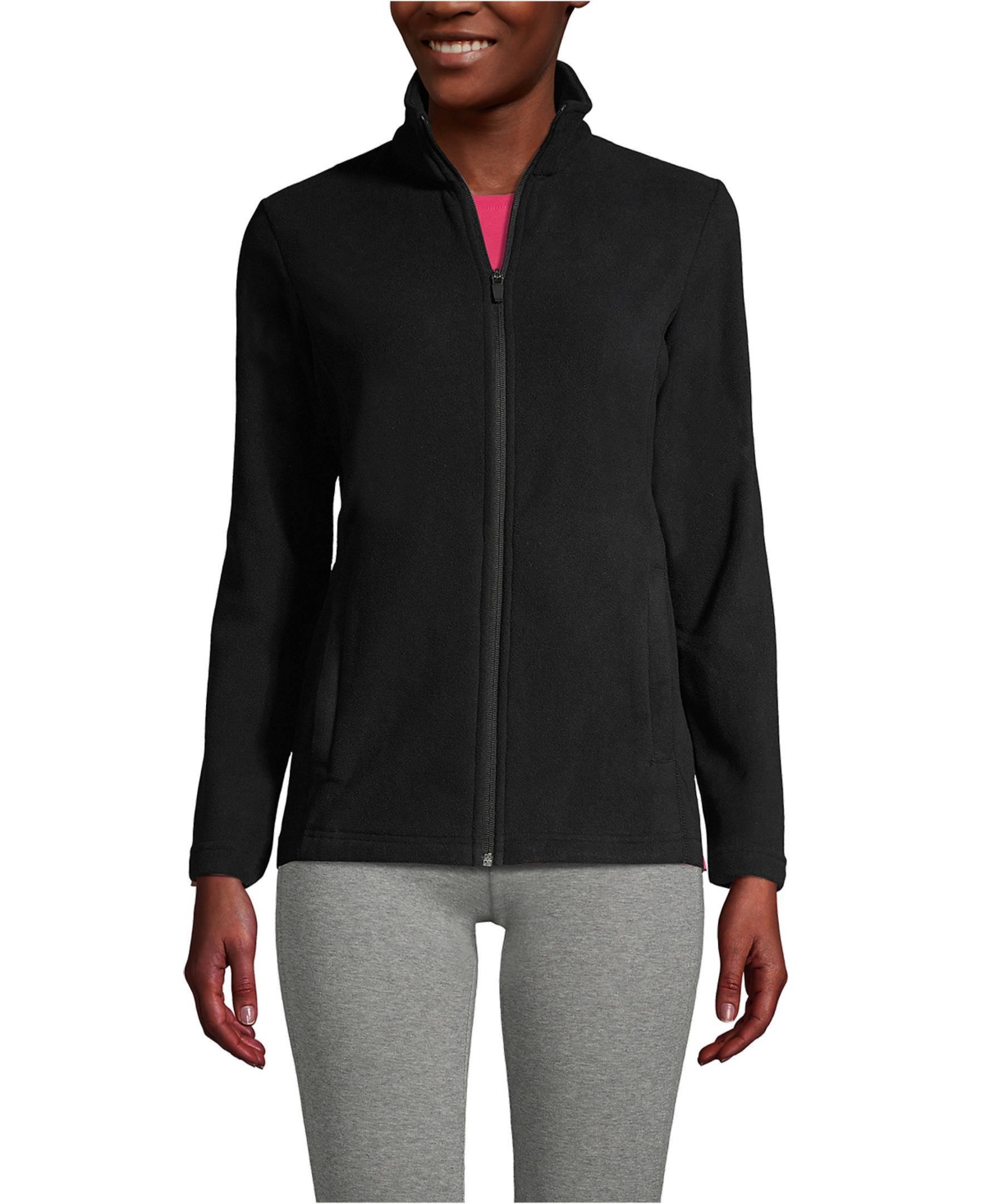 Lands' End Women's Tall Anyweather Fleece Full Zip Jacket
