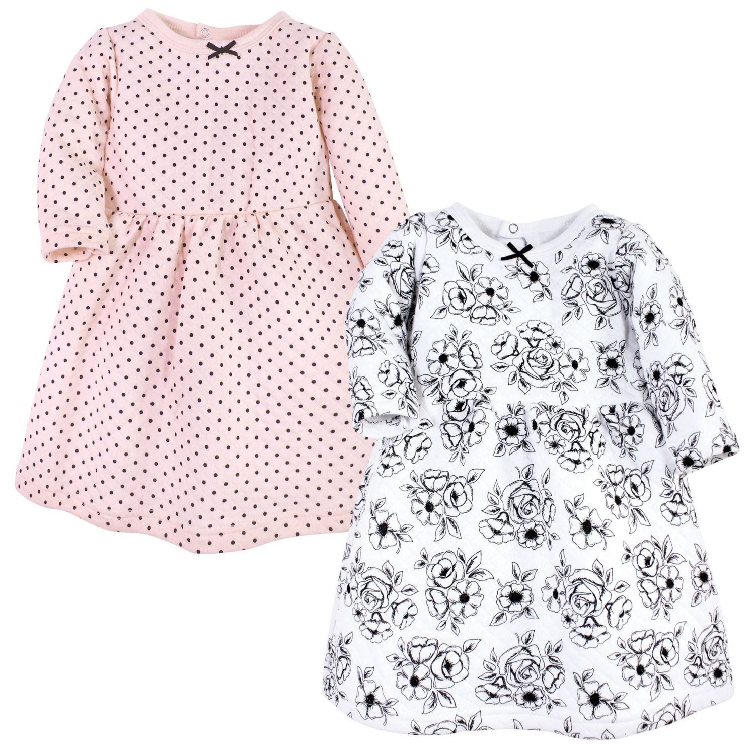 Baby Girls Hudson Twin Long-Sleeve Dress Bundle