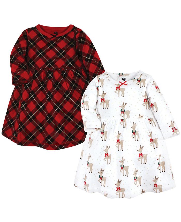 Hudson Baby Infant Girl Cotton Dresses, Fancy Rudolph Macy's