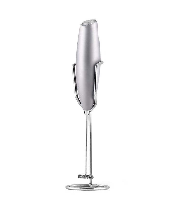 Zulay Kitchen Milk Frother (Without Stand) - Metallic Black, 1