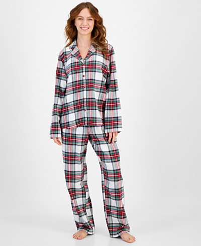 Family Pajamas Kids' Mix It Stewart Plaid Matching Pajamas Created For Macys