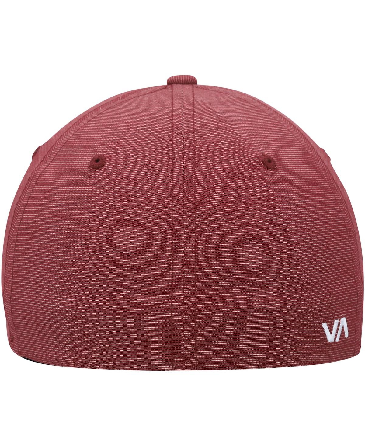 Shop Rvca Men's  Burgundy Shane Flex Hat