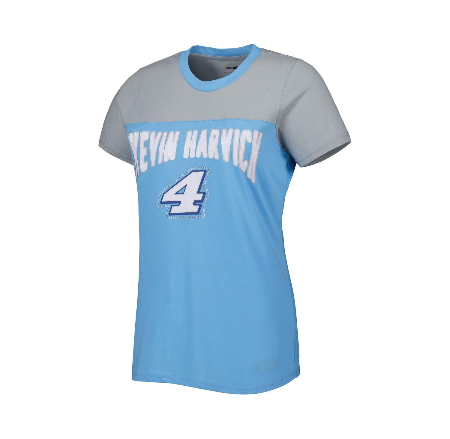 Women's Light Blue, Gray Kevin Harvick Box Score T-shirt