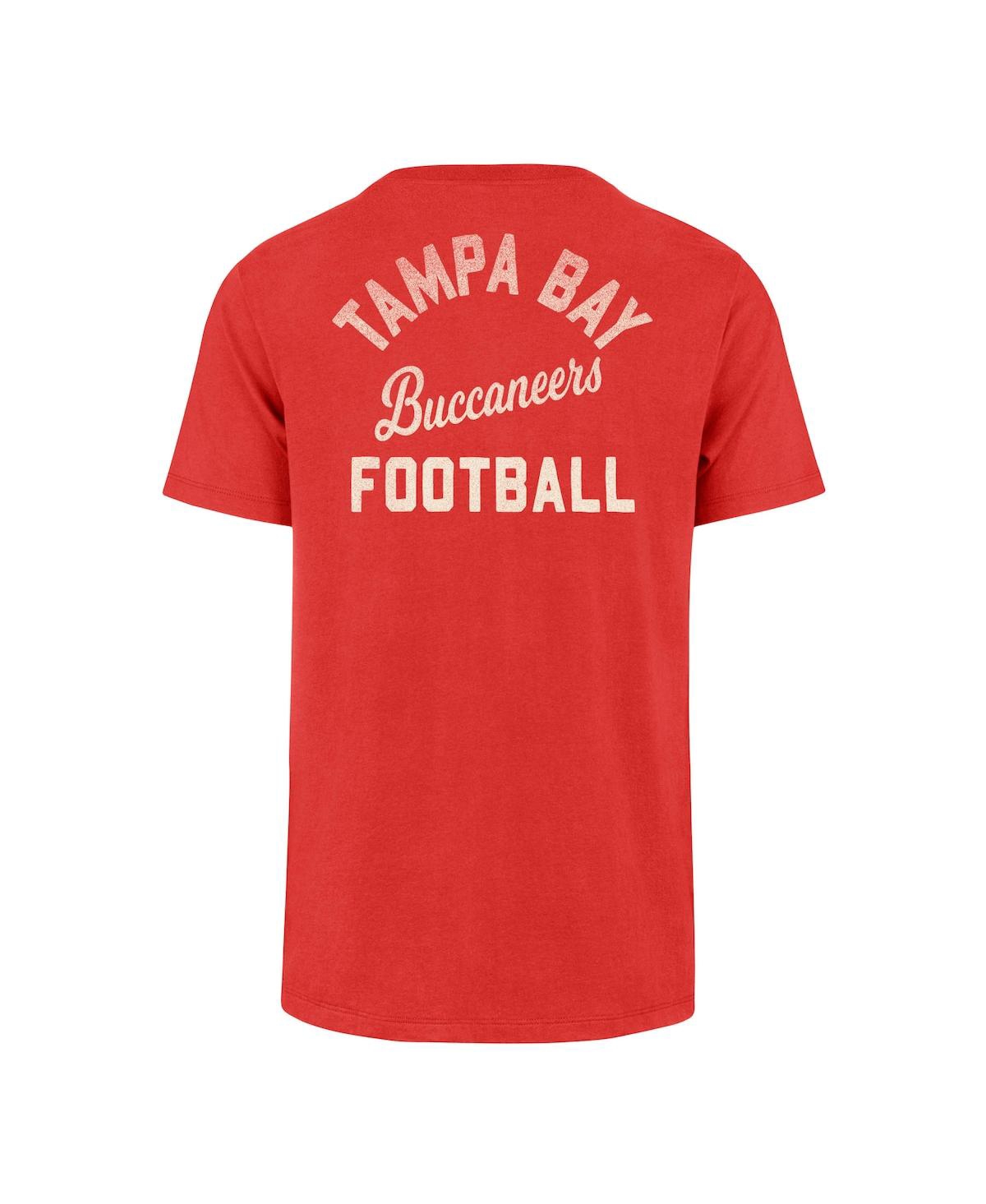 47 Brand Men's ' Red Tampa Bay Buccaneers Turn Back Franklin T-shirt In Red