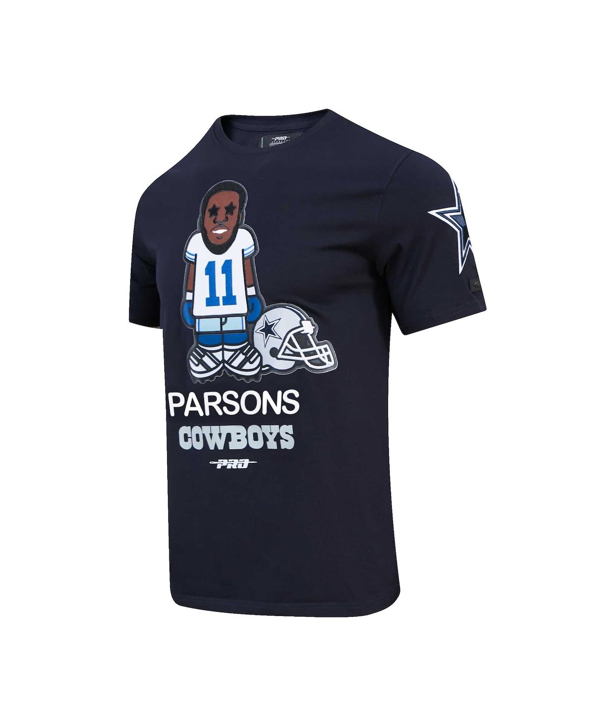 Pro Standard Micah Parsons Navy Dallas Cowboys Player Avatar Graphic T-shirt In Navy