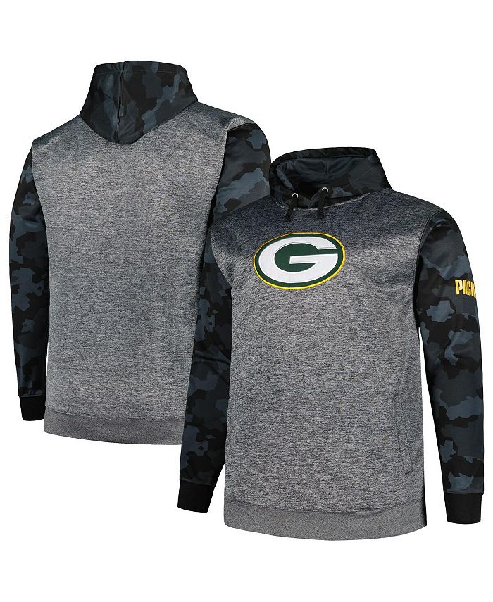 Fanatics Men's Branded Heather Charcoal Green Bay Packers Big and Tall Camo  Pullover Hoodie - Macy's