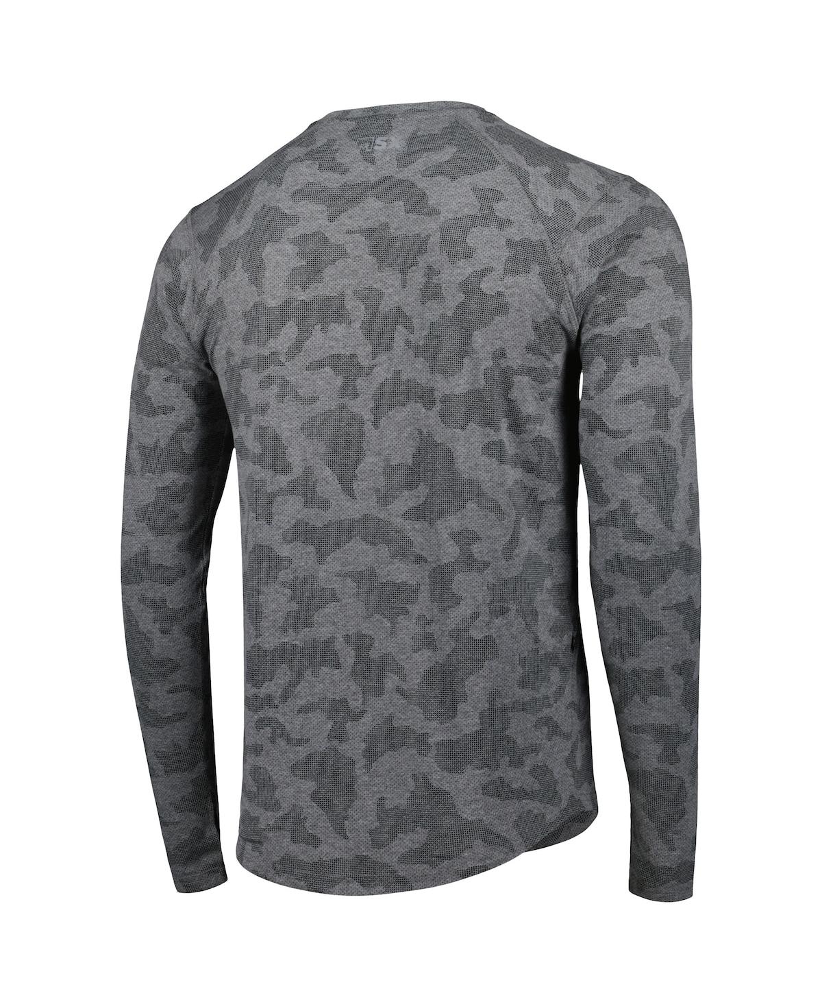 Shop Msx By Michael Strahan Men's  Gray Tampa Bay Buccaneers Performance Camo Long Sleeve T-shirt