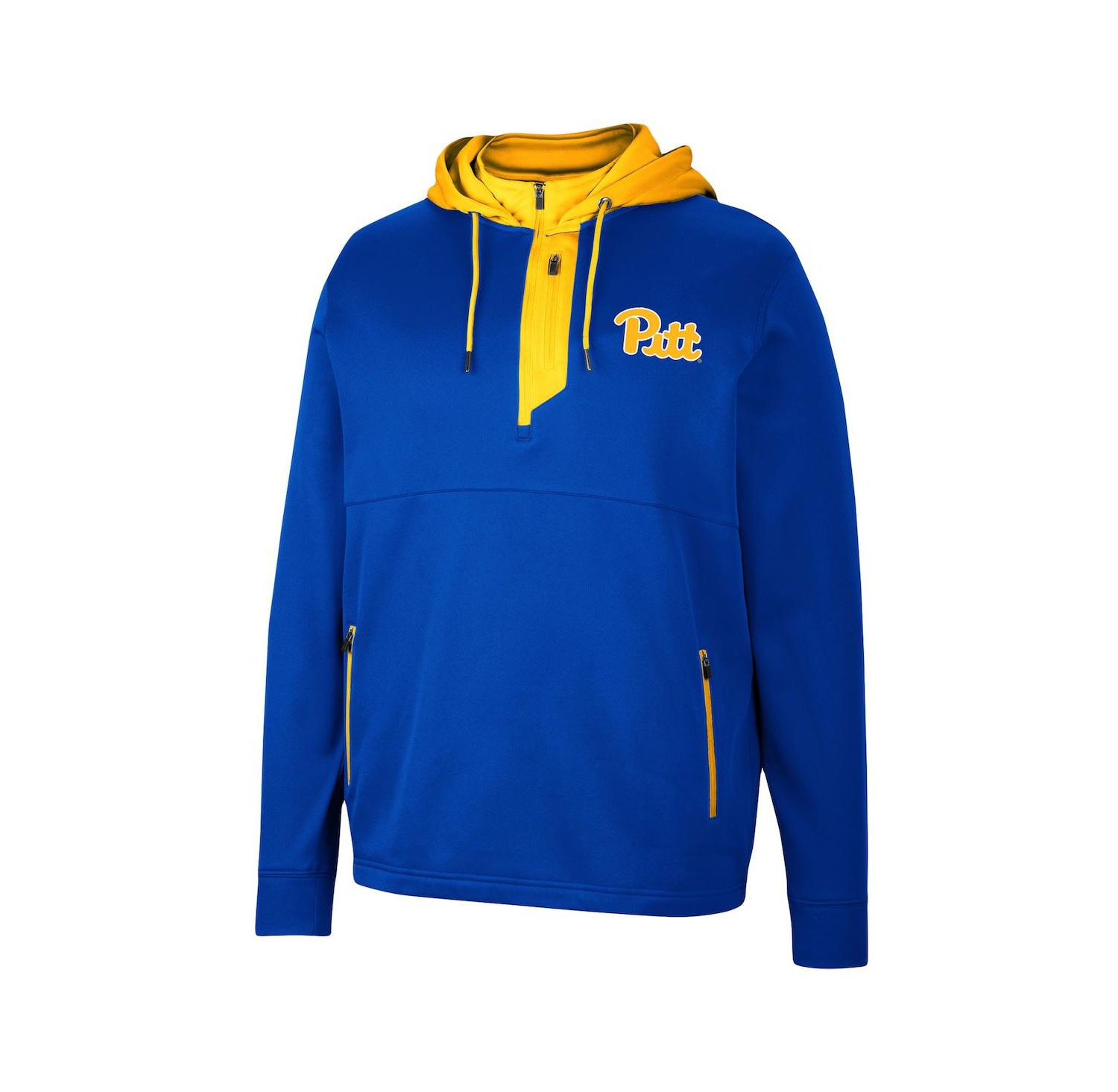 Men's Royal Pitt Panthers Luge 3.0 Quarter-Zip Hoodie