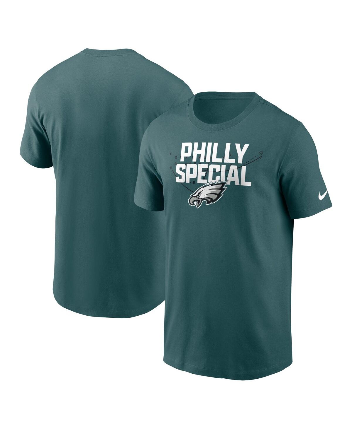 Nike Philadelphia Eagles Local Essential  Men's Nfl T-shirt In Midnight Green