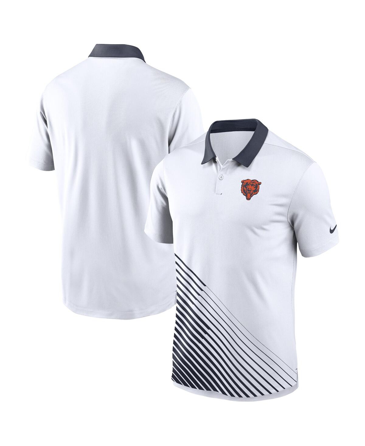 Nike Men's  White Chicago Bears Vapor Performance Polo Shirt