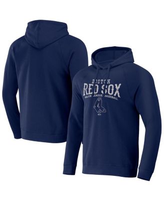 Men's Darius Rucker Collection by Navy Boston Red Sox Waffle-Knit Pullover Hoodie