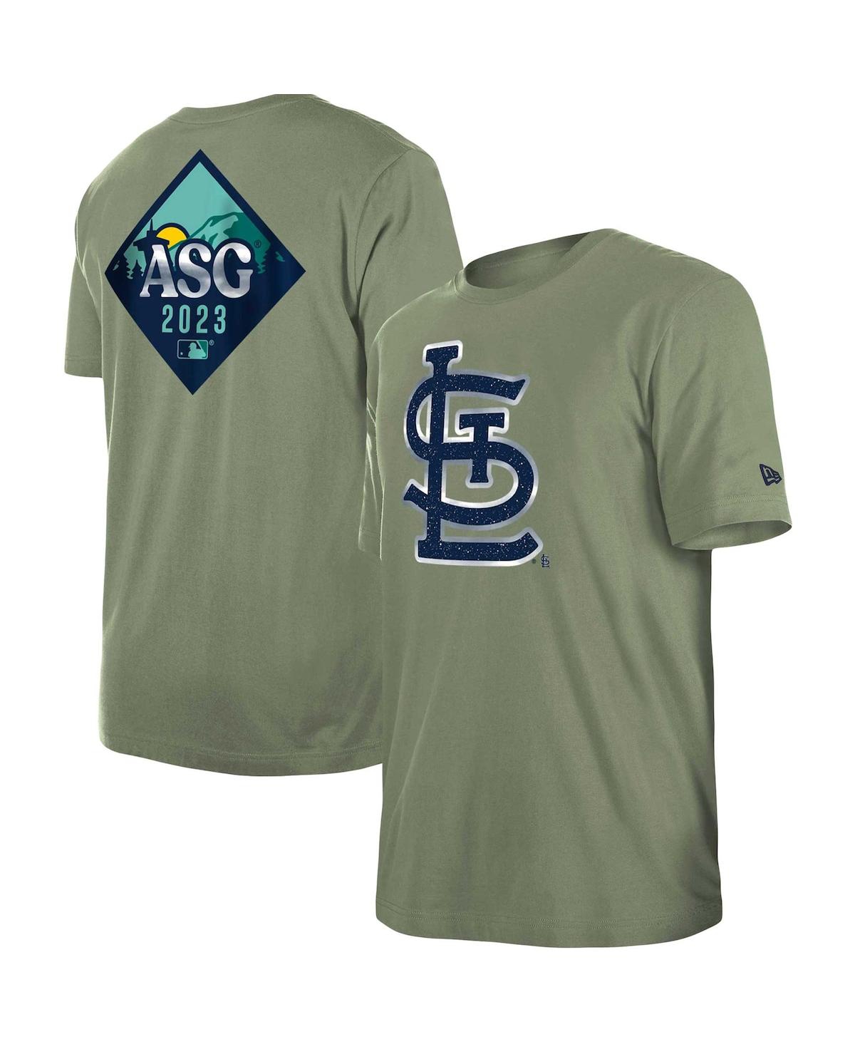 New Era Men's  Green St. Louis Cardinals 2023 All-star Game Evergreen T-shirt