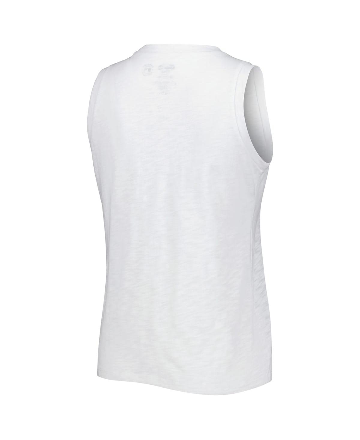 Shop Concepts Sport Women's  White San Francisco Giants Reel Pinstripe Tank Top And Shorts Sleep Set