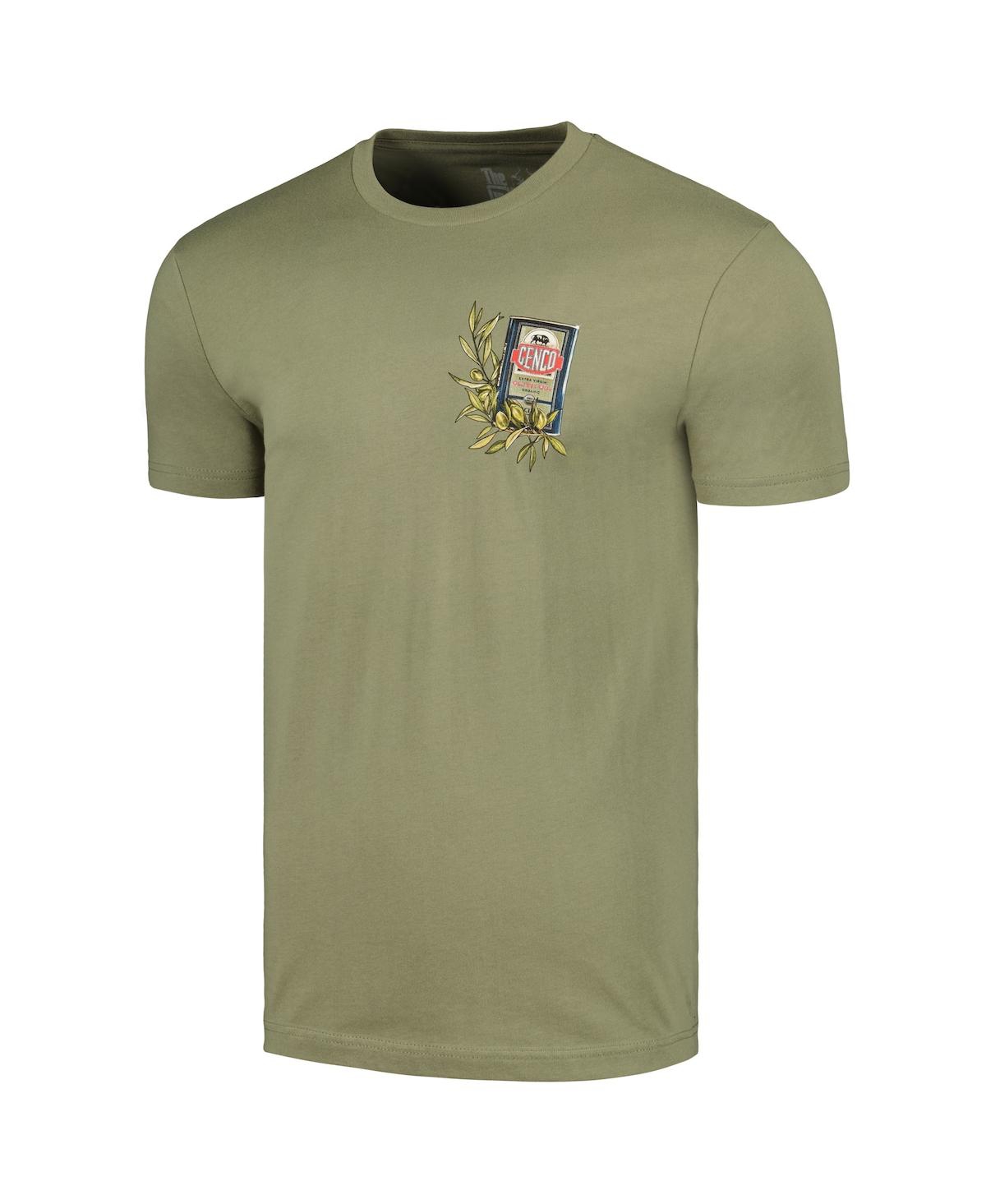 Shop Contenders Clothing Men's  Olive The Godfather Genco Pura Olive Oil T-shirt