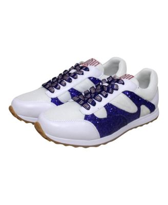 Womens Cuce White New York Giants Glitter Sneakers 19090₽