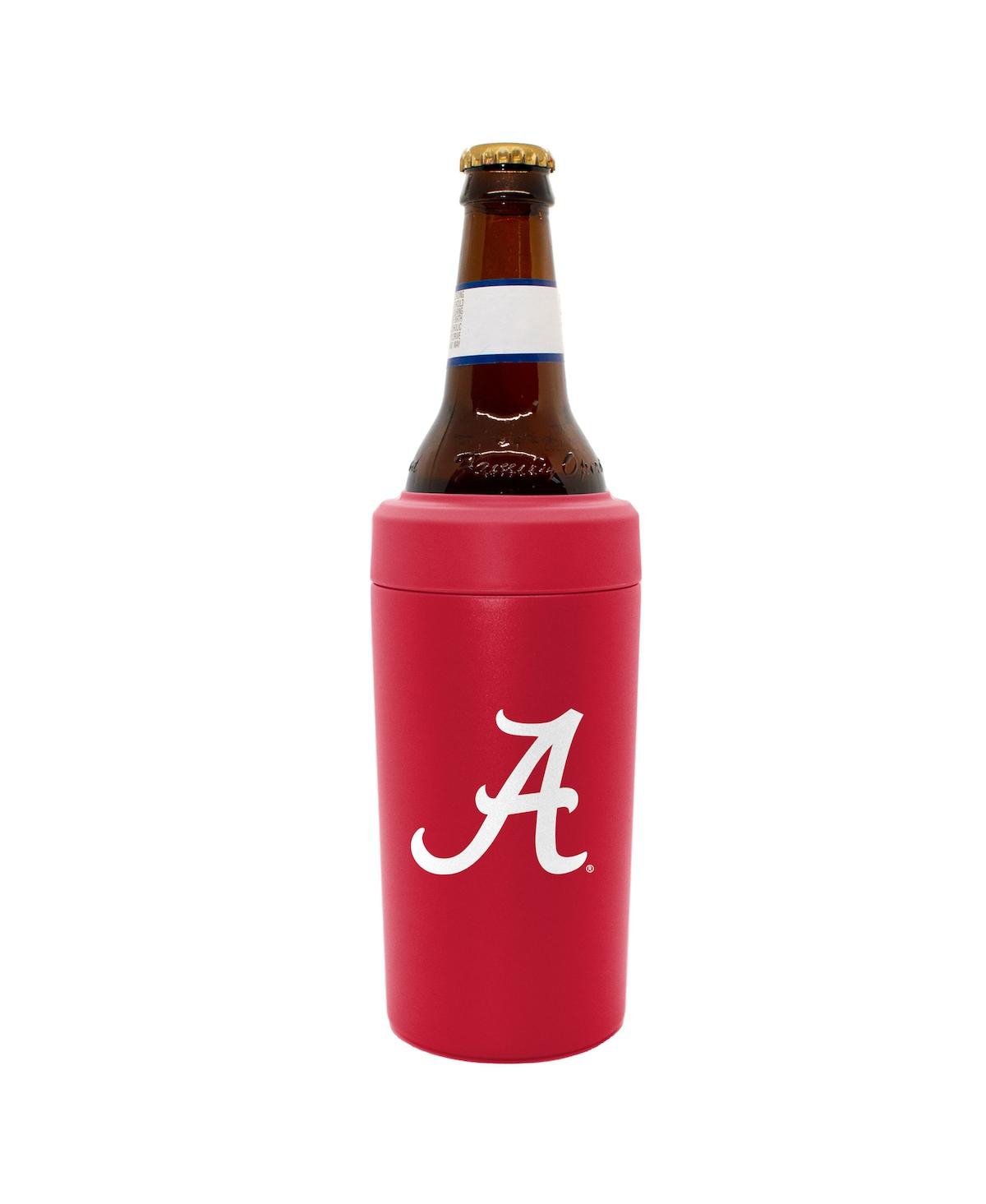 Logo Brands Alabama Crimson Tide Universal Can And Bottle Cooler In Red