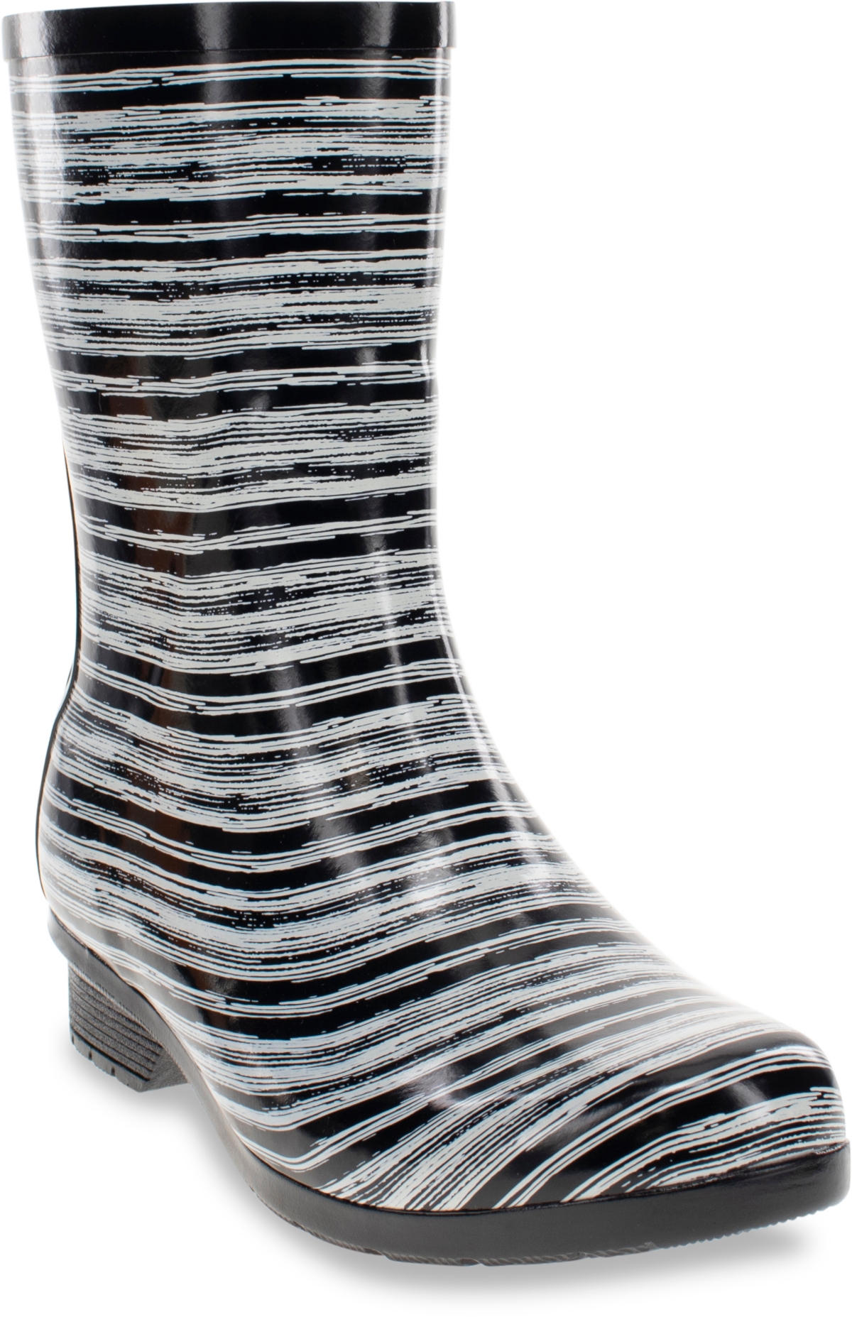 Women's Polished Mid Rain Boot