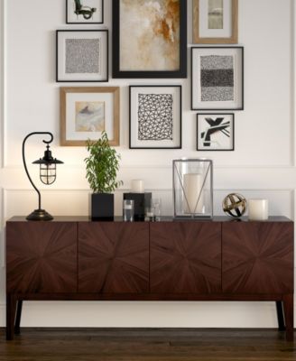 Bay 22" Glass and Metal Shade Tall Nautical Table Lamp