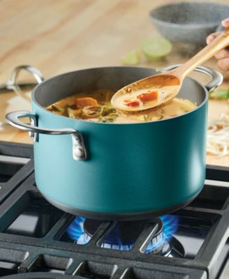 Achieve Hard Anodized Nonstick 4 Quart Saucepot with Lid