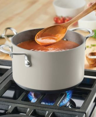 Achieve Hard Anodized Nonstick 4 Quart Saucepot with Lid