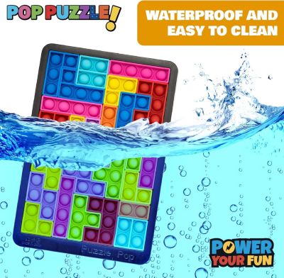 Pop Puzzle Popper Fidget Game - Black