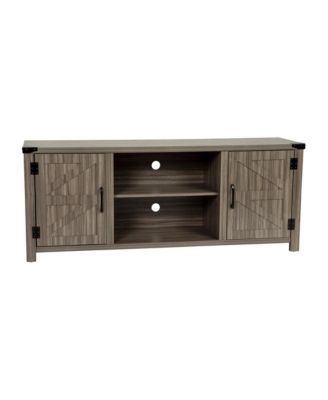 Cambria Barn Door Style 59" Tv Stand For Up To 65" Tv