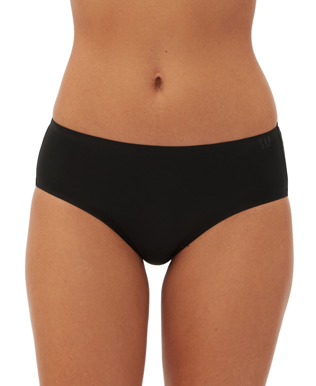 GapBody Women's Everyday Essentials Laser Bonded Hipster Underwear GPW00376 - True Black
