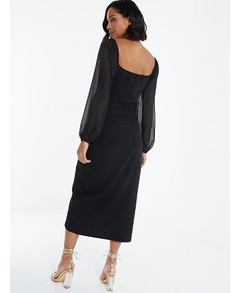 Macys midi dresses with sleeves hot sale
