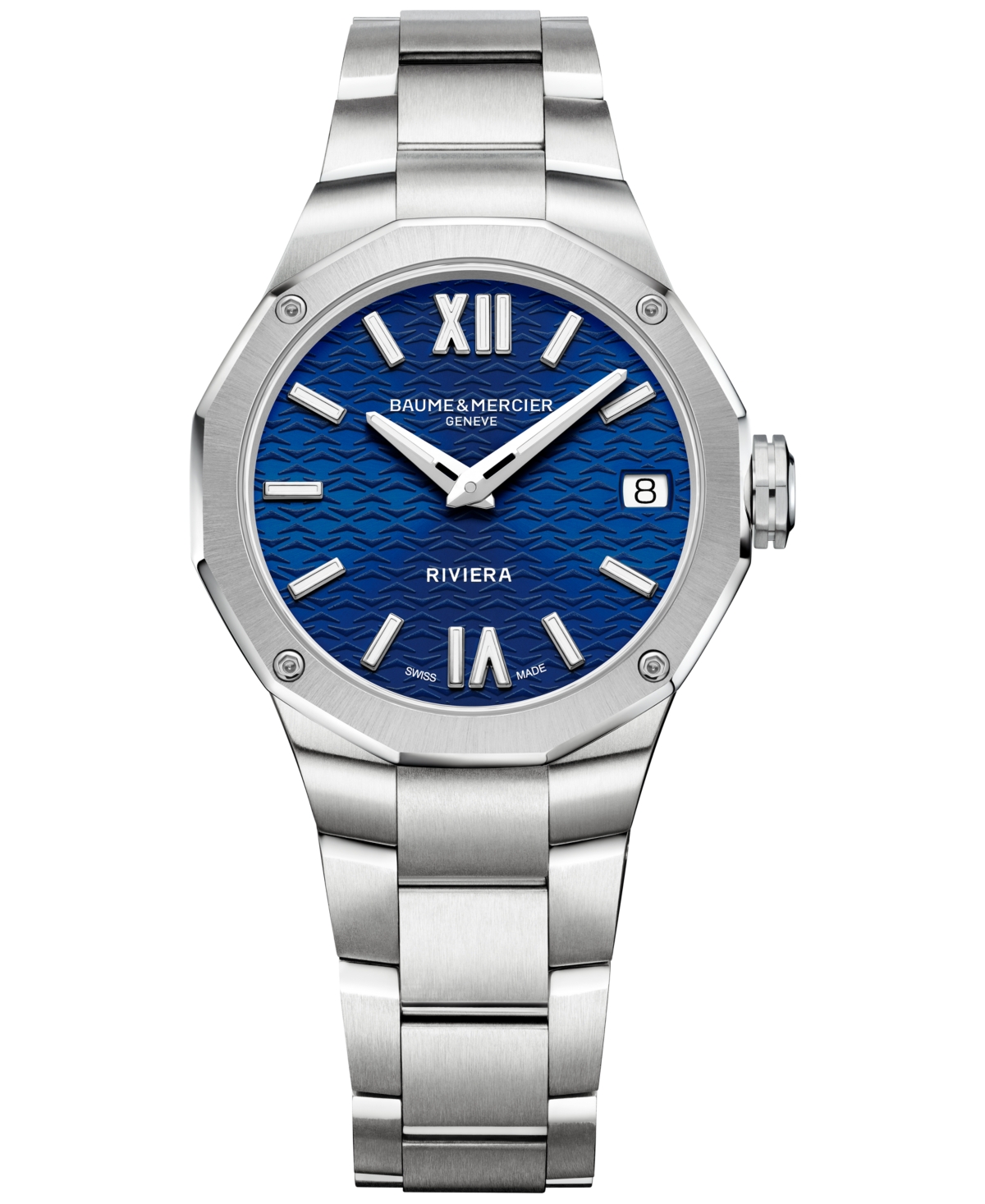 Women's Swiss Riviera Stainless Steel Bracelet Watch 33mm - Blue