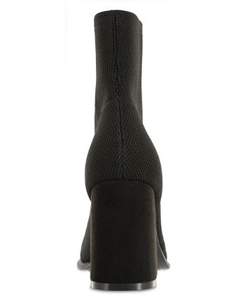 Women s Pamina Knit Heeled Pull On Booties
