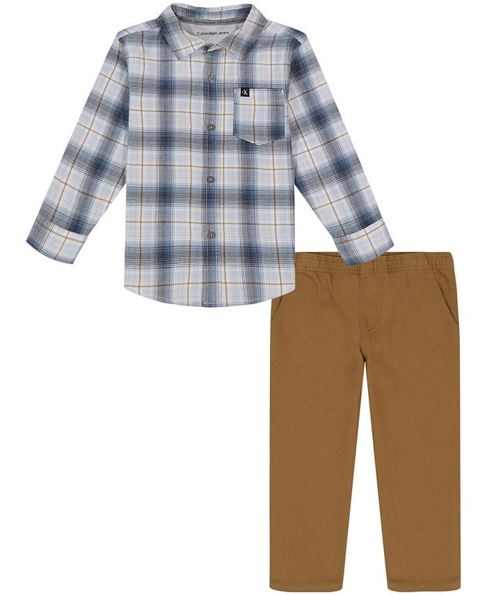 Calvin klein shorts and long sleeve deals set