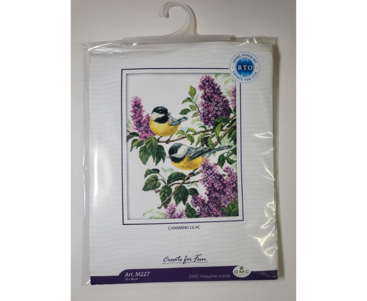 Charming Lilac M227 Counted Cross Stitch Kit - Assorted Pre-pack