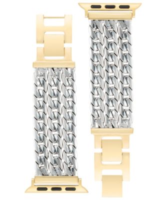 Women's Multi Chain Alloy Metal Link Band designed for Apple Watch&reg; 42mm (Series 1-3 only) & 44/45/46/49mm (Ultra & Ultra 2)