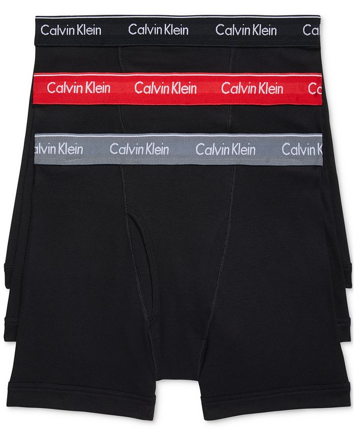 Calvin Klein Men's 3-Pk. Cotton Classics Boxer Briefs Underwear, A