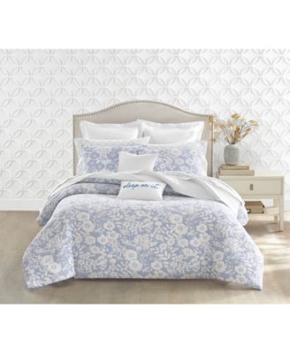 Silhouette Floral 3-Pc. Duvet Cover Set, King, Exclusively at Macy’s