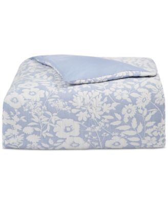 Silhouette Floral 3-Pc. Duvet Cover Set, Full/Queen, Exclusively at Macy’s