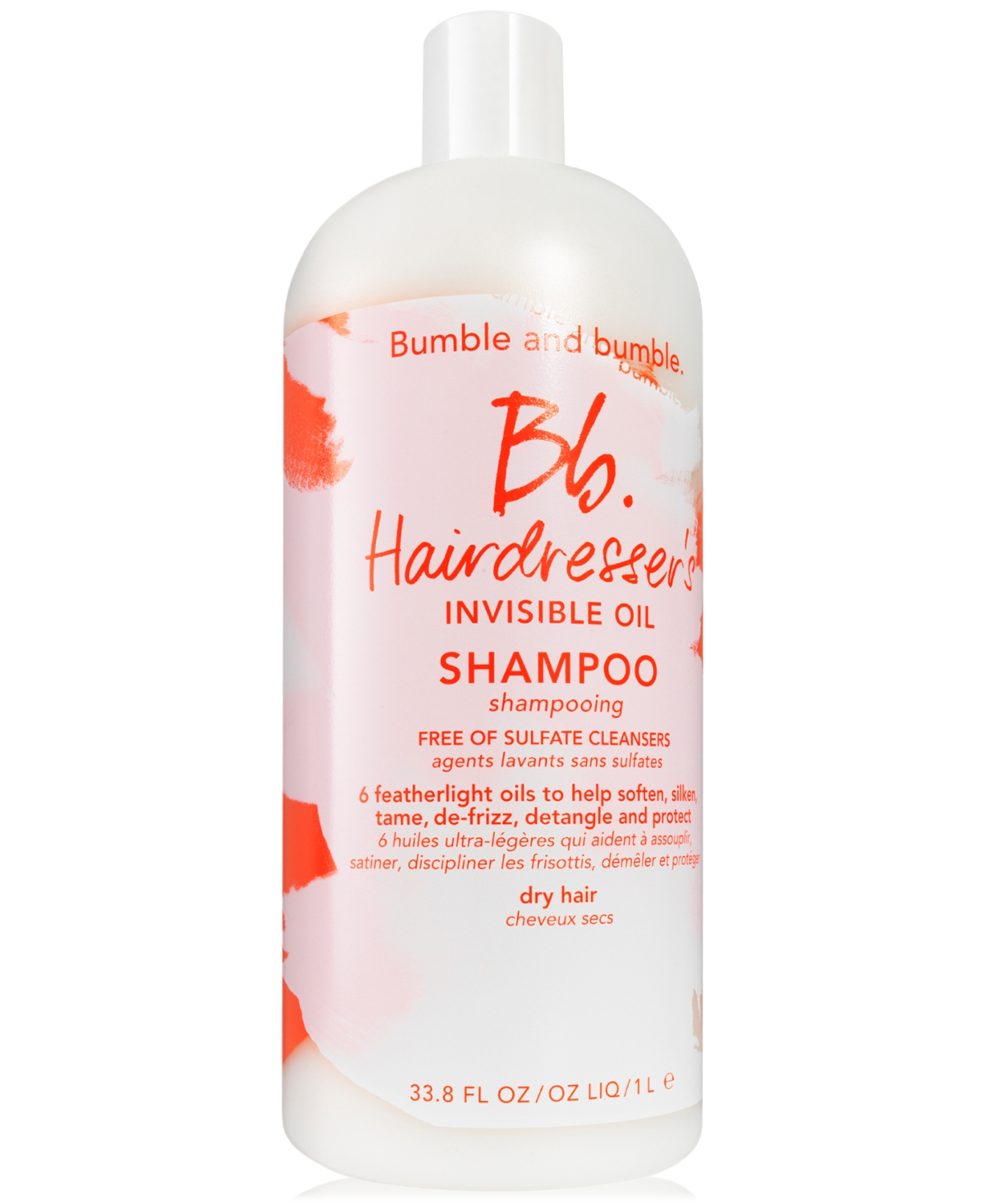 Bumble and Bumble Hairdresser's Invisible Oil Hydrating Shampoo, 33.8 oz.