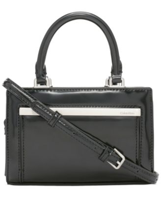 Calvin Klein - Astrid Mini Faux Leather Satchel