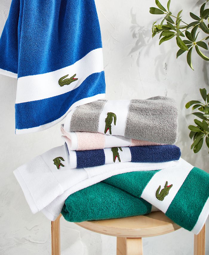 Lacoste Heritage Sport Stripe Towel Macy's