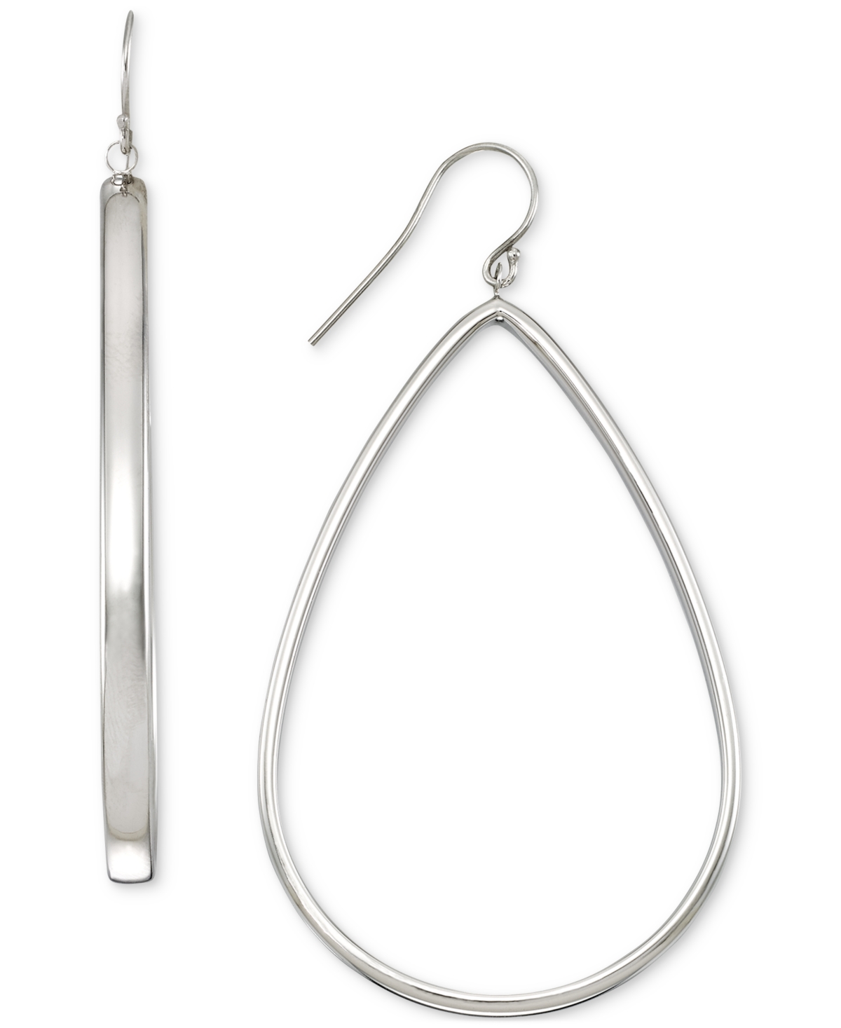 Macy's 14k Gold Vermeil Earrings, Teardrop Dangle Earrings (also In Sterling Silver)