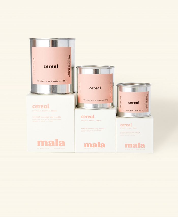 MALA THE BRAND Cereal Scented HandPoured Candle, 4Oz. Macy's