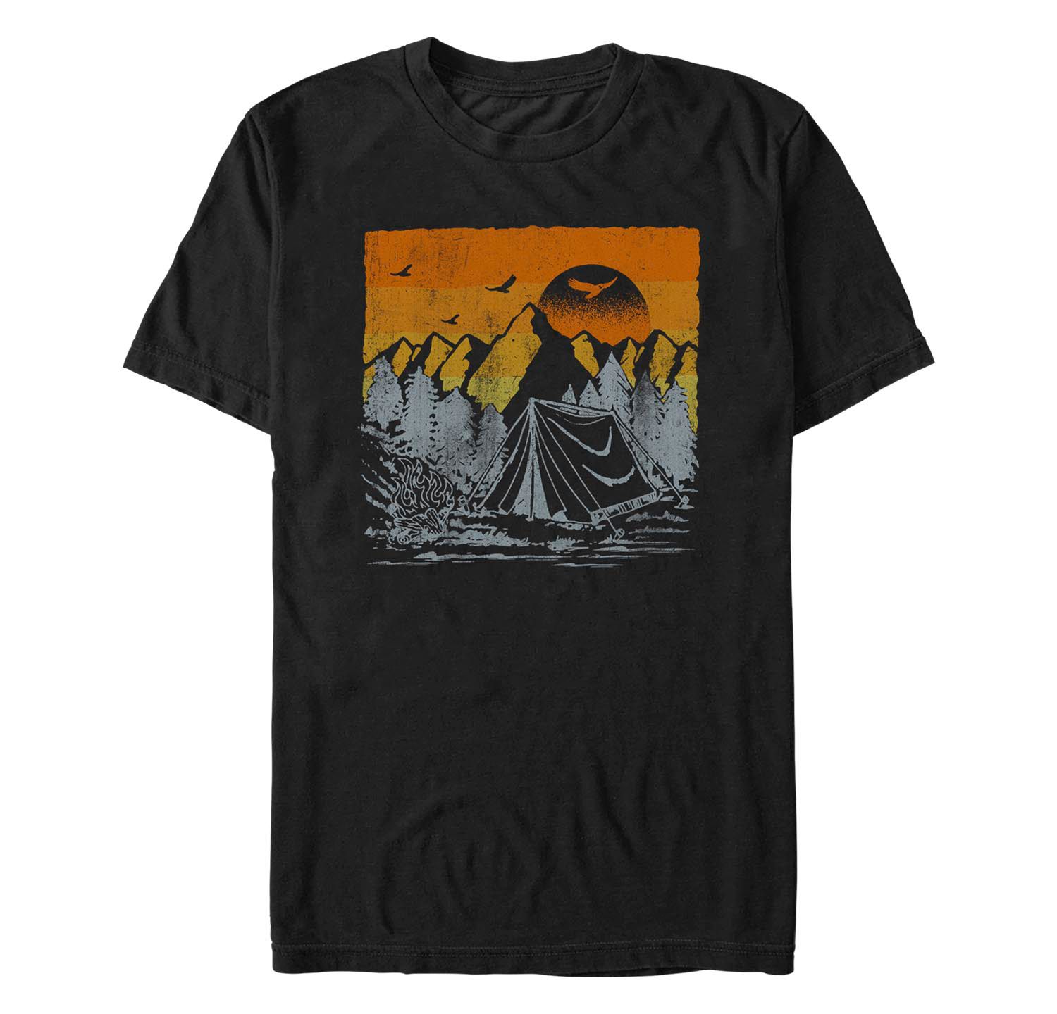 Men's Generic Additude Camp Woodsy Short Sleeves T-shirt