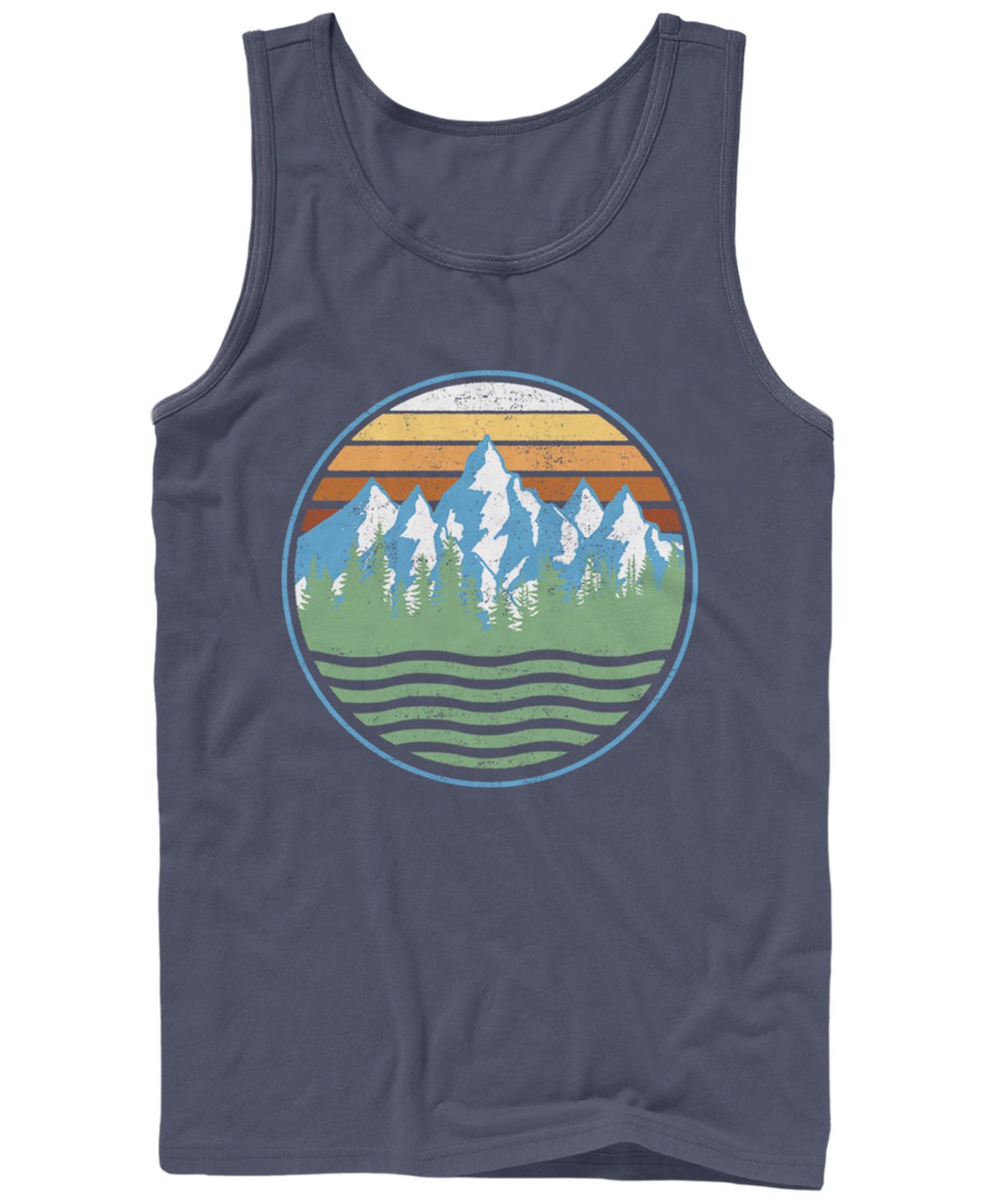 Men's Generic Additude Mountain Bright's Sleeveless Tank